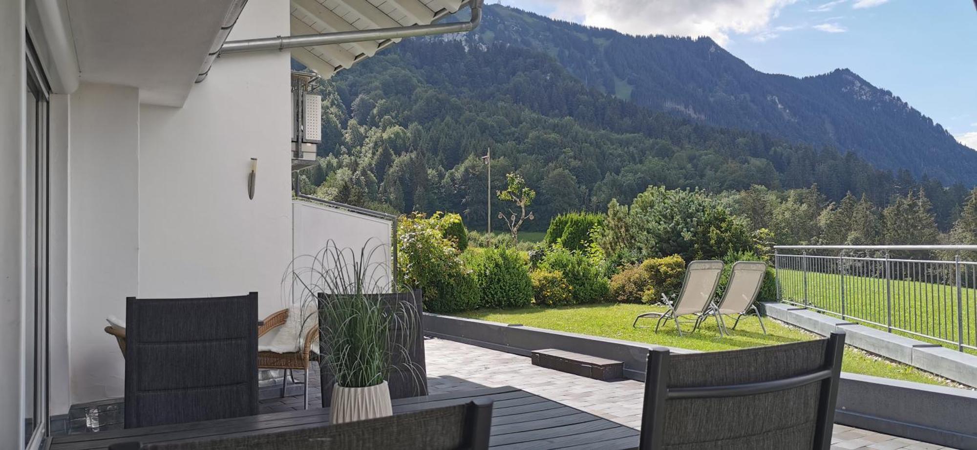 Ferienwohnung Panoramablick Rettenberg Extérieur photo